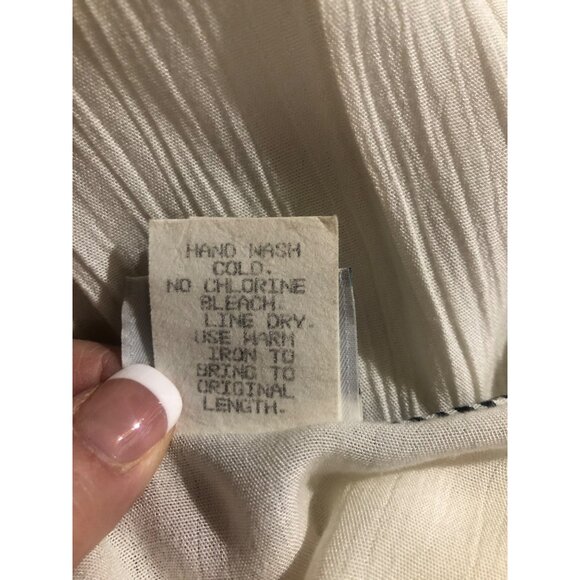 Russ Petites Black White Shorts Romper Womens Size 14 Button Front USA Vintage - Picture 8 of 9